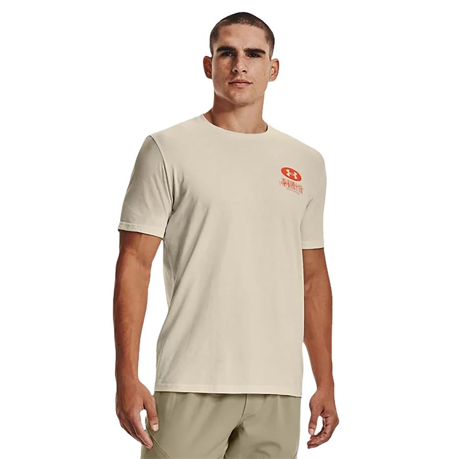 Ua symbol barcode ss t-shirt da uomo Under Armour | 13705270279